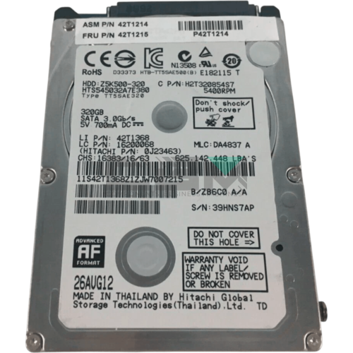 42T1215 Жесткий диск HDD IBM Lenovo 2.5 5400об/мин