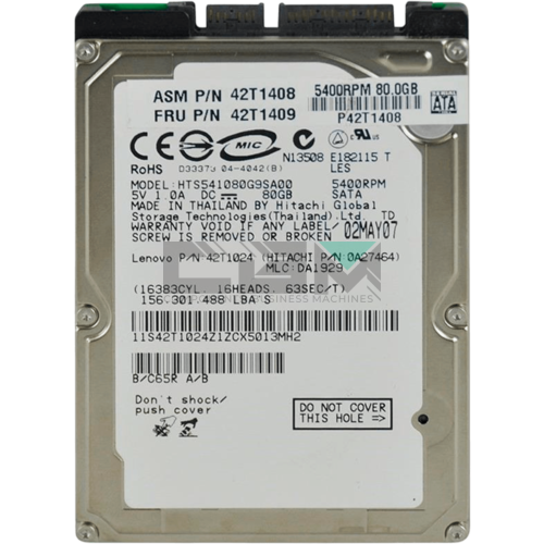 42T1409 Жесткий диск HDD IBM Lenovo 2.5 5400об/мин