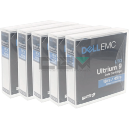 440-BBJV Dell Комплект из пяти картриджей LTO9 Tape Media