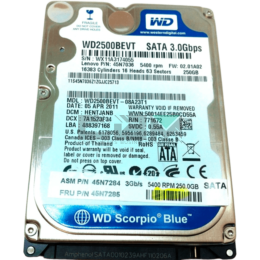 45N7036 Жесткий диск IBM (Lenovo) 2.5 5400 об/мин