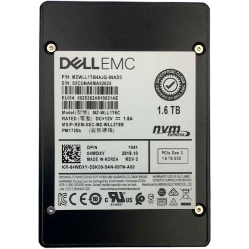 4WDXY Твердотельный накопитель SSD Dell G14-G16 1.6-TB 2.5 NVMe MU w/DXD9H