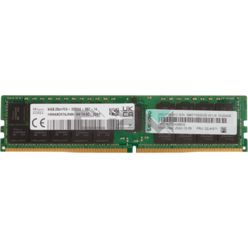 4X77A08635 Модуль памяти Lenovo 64GB DDR4 3200MHz ECC Registered