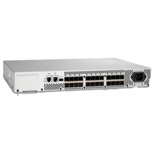 R4G55B Коммутатор SAN HP B-Series 8Port Licensed 32Gbps 24xSFP+ 1xUSB 1xRJ45 1xRS232 8x16Gb SFP+ 1U 19