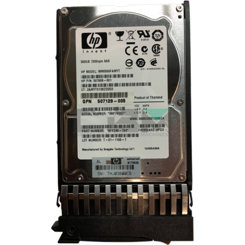 507129-005 Жесткий диск HDD HP 500Gb 6G MDL SAS 7.2K SFF
