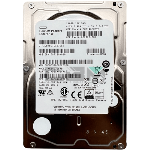 507129-010 Жёсткий диск HP Enterprise 146-GB 6G 15K 2.5 DP SAS