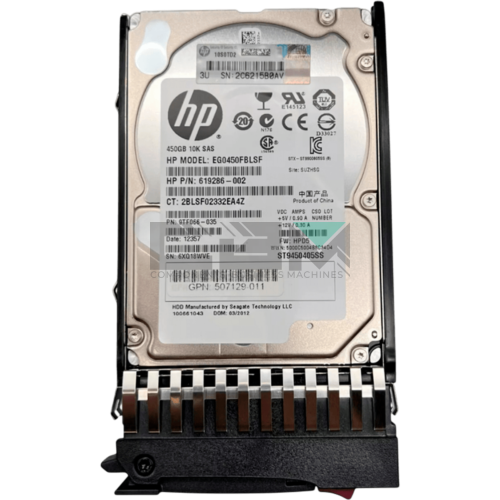 507129-011 Жесткий диск HDD HP 450Gb 6G 10K 2.5 DP SAS