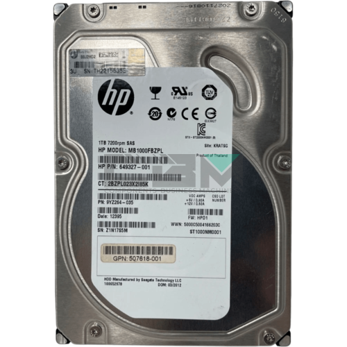 507618-001 Жесткий диск HDD HP Enterprise