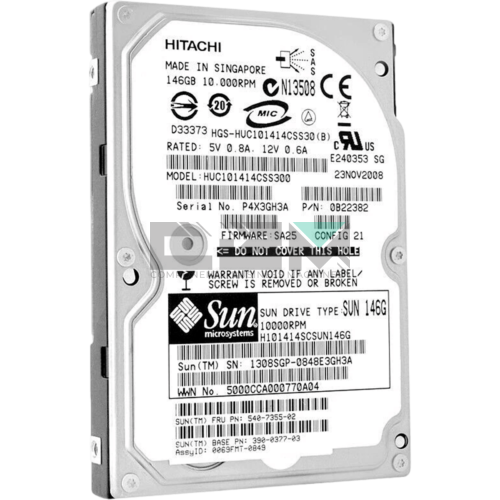 540-7355-02 Жесткий диск SUN 146GB 10K SAS 2.5 3G 540-7355-02 Жесткий диск SUN 146GB 10K SAS 2.5 3G