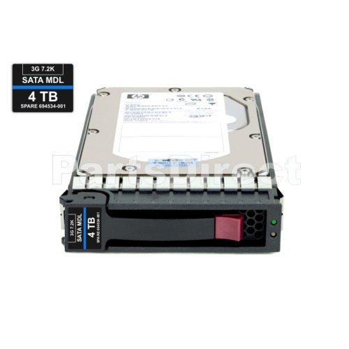 694374-B21 Жесткий диск HP G8 G9 4-TB 3G 7.2K 3.5 SATA