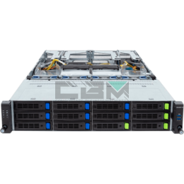 6NR283S93DR000AAL12 Сервер Gigabyte R283 R283-S93-AAL1 Gen4,5 Scalable 2P VROC 2xLGA 4677 8LFF с горячей заменой 2x2700W
