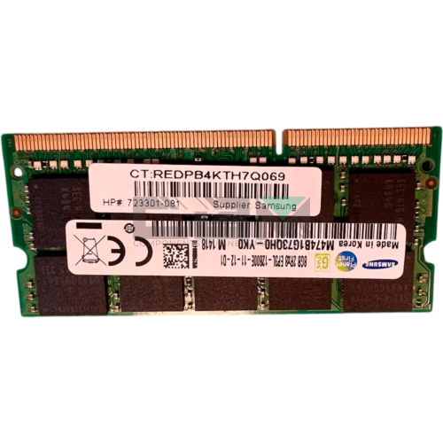 723301-081 Оперативная память HP Enterprise 2GB DDR ECC SO-DIMM 2Rx8 1600MHZ PC3-12800