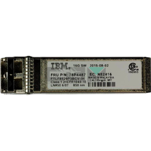 78P4487 Трансивер IBM / Lenovo 16GB/S FC SFP+ SW 850nm