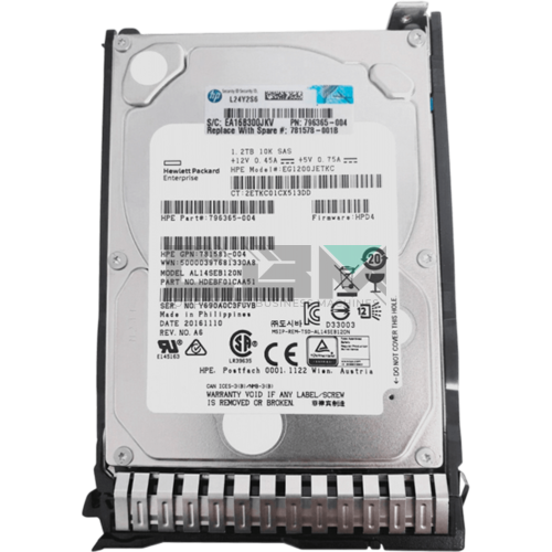 796365-004 Жёсткий диск HPE MSA 1.2TB 12G SAS 10K SFF Dual Port Enterprise Hard Drive