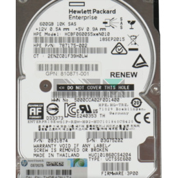 810761-001 Жесткий диск HDD HP 600Gb 10000 SAS 2.5