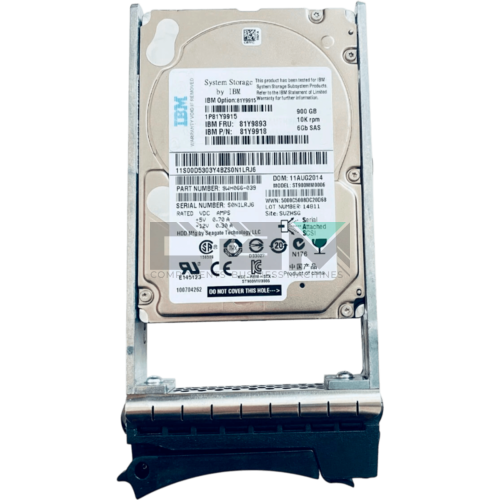 81Y9915 Жесткий диск IBM 900GB 10K 2.5 SAS