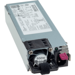 865398-001, Блок питания HP Platinum Flex Slot, 500W, 100-240V, для серверов G9, G10, DL360, DL380, DL385, ML350