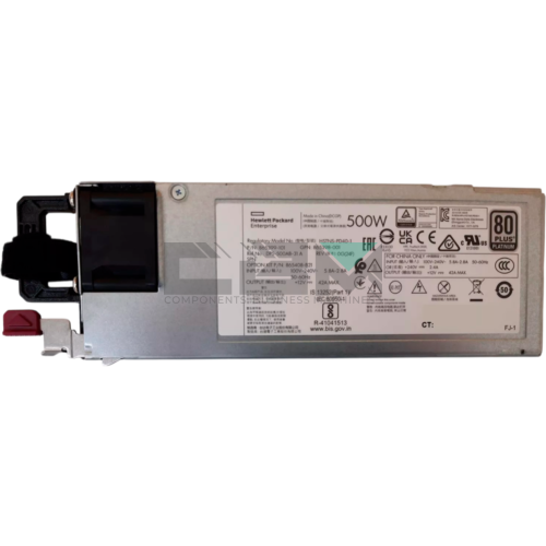 865399-101 Блок питания HP Enterprise PSU 500W 80 PLUS Platinum Hot-Plug