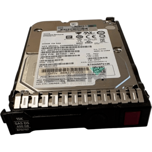 870797-001 Жесткий диск HDD HP G8-G10 600Gb 12G 15000 2.5 SAS SC
