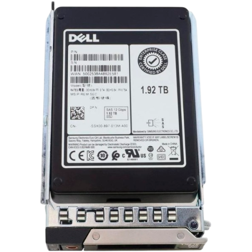 8FK5J Твердотельный накопитель SSD Dell 1.92-TB 12G 2.5 SAS MU SED w/G176J