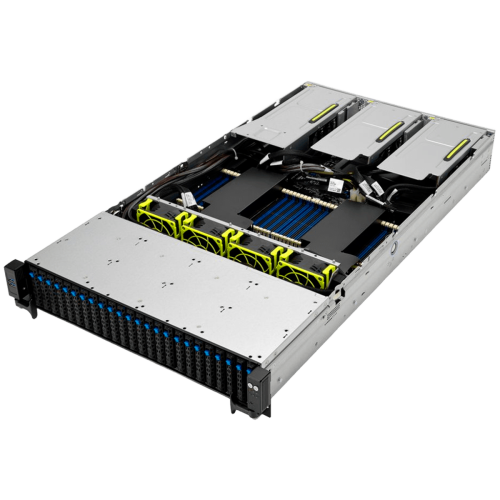 90SF01G5-M000B0 Сервер ASUS 6x SFF8643 (SAS SATA) + 4x SFF8654x8 (support 24xNVME with expander) on the backplane, 2x10GBE (Intel x710), GPU support, 2x2400W, (425724) RS720A-E11-RS24U