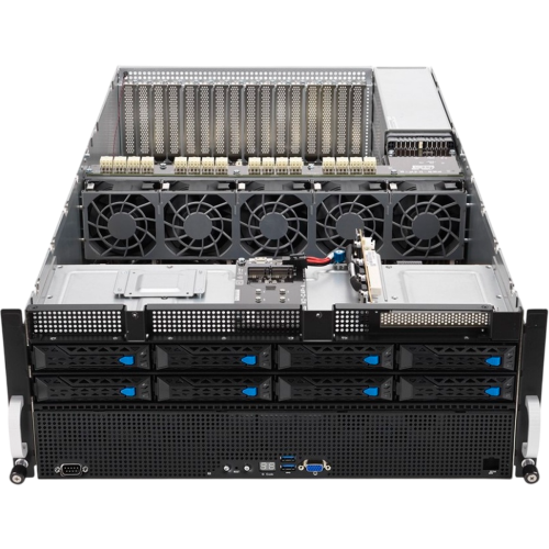 90SF0214-M00DV0 Сервер ASUS ESC8000 ESC8000A-E11 Gen3 7003 3.2GHZ 64C 2P 32x128GB LGA 4094 8LFF с горячей заменой 4x3000W