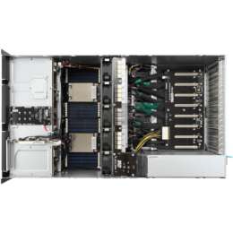 90SF0214-M00DV0 Сервер ASUS ESC8000 ESC8000A-E11 Gen3 7003 3.2GHZ 64C 2P 32x128GB LGA 4094 8LFF с горячей заменой 4x3000W