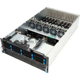 90SF02H2-M001J0 Сервер ASUS ESC8000 ESC8000A-E12 Gen4 9004 4.8GHZ 128C 2P 24x128GB LGA 6096 8LFF с горячей заменой