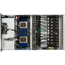 90SF02H2-M001J0 Сервер ASUS ESC8000 ESC8000A-E12 Gen4 9004 4.8GHZ 128C 2P 24x128GB LGA 6096 8LFF с горячей заменой