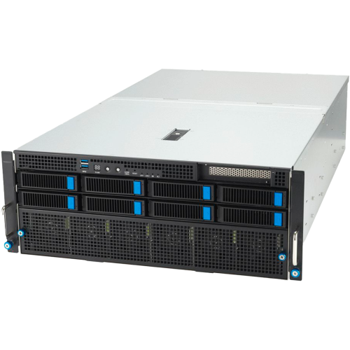 90SF02I2-M003E0 Сервер ASUS ESC8000 ESC8000-E11 Gen5 Emerald Rapids 4.8GHZ 64C 2P 32x256GB LGA 4677 8LFF с горячей заменой 4x3000W