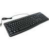920-002583 Клавиатура мембранная проводная Logitech K120 USB 1.5m ANSI русский/английский 2.35x15.5x45sm 550g черная