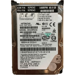 92P6501 Жесткий диск IBM (Lenovo) 2.5 5400 об/мин