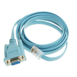 CAB-CONSOLE-RJ45 Консольный кабель Cisco RS-232 (RJ-45 - DB-9 female) 1,8 м