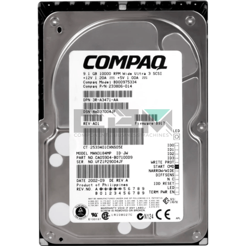 BD00975334 Жесткий диск HDD HP Enterprise 10000об/мин SCSI