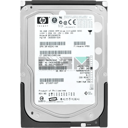 BF03698578 Жесткий диск HDD HP Enterprise 36.4 Гб 15000 об/мин