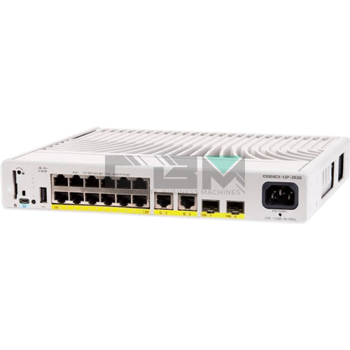C9200CX-12P-2X2G-A Коммутатор Cisco Catalyst 12-port POE+ 1GB/S