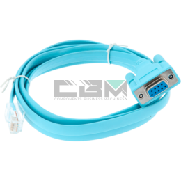 CAB-CONSOLE-RJ45 Консольный кабель Cisco RS-232 (RJ-45 - DB-9 female) 1,8 м