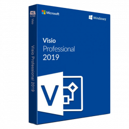 D86-05822 Операционная система Microsoft Visio Professional 2019 1PC BOX (коробочная версия)