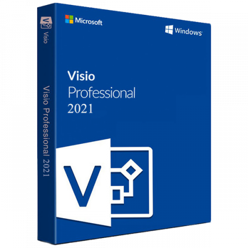 D86-05822 Операционная система Microsoft Visio Standart 2021 1PC BOX (коробочная версия)