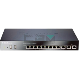 DFL-860E Межсетевой экран D-Link 2xGBE WAN 1xGBE DMZ 8xGBE LAN 2xUSB RJ-45 0.2GB/S 40000 IPSec
