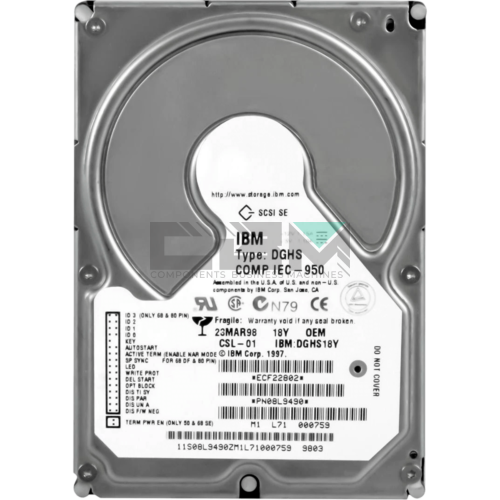 DGHS18Y Жесткий диск HDD IBM (Lenovo) 7200об/мин 2Gb/s