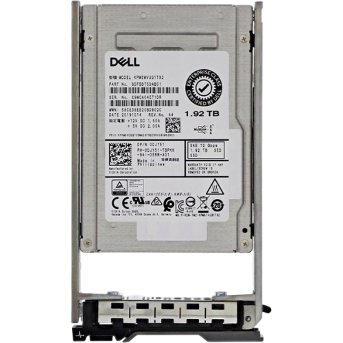 DJY51 Твердотельный накопитель SSD Dell 1.92-TB 12G 2.5 SAS MU TLC SED w/G176J
