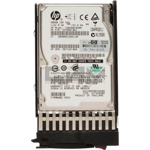 EG0300FBDBR-M6625 Жесткий диск HDD HP G8 G9 300Gb 6G 10000 2.5 SAS SC