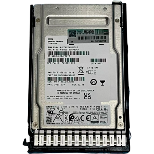 EO001600PXDCH Твердотельный накопитель SSD HP G10+ G11 1.6-TB 2.5 SAS WI 24G BC PM6