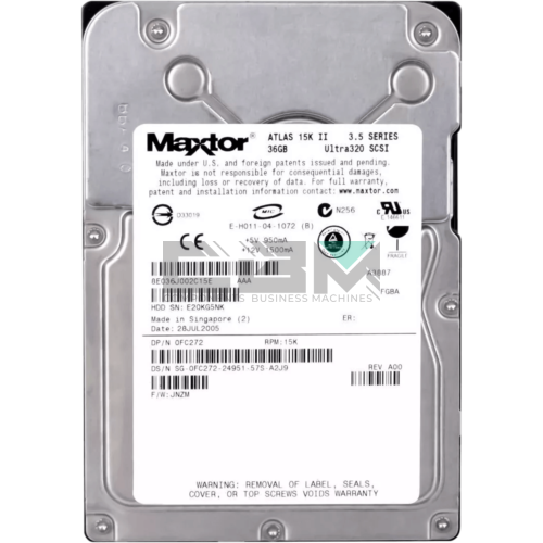 FC272 Жесткий диск HDD Dell 36 Гб 15000 об/мин