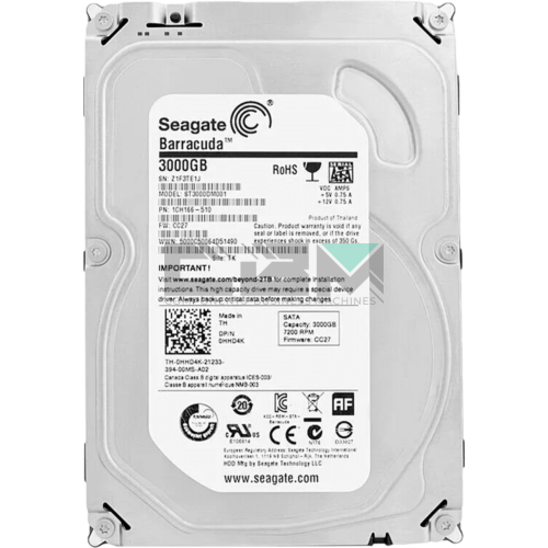 HHD4K Жесткий диск HDD Dell 3Tb 3.5 7200об/мин
