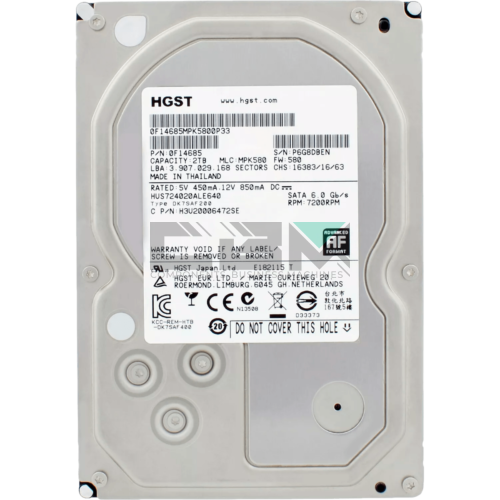 HUS724020ALE640 0F14685 Жесткий диск HDD Hitachi 6Gb/s SATA