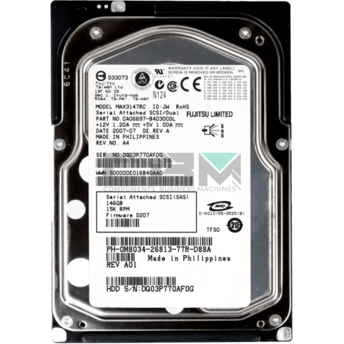 M8034 Жесткий диск HDD Dell 146Gb 3.5 15000об/мин