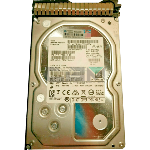 MB4000GEQNH Жесткий диск HP G8 G9 4-TB 6G 7.2K 3.5 SATA SC