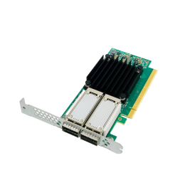 MCX416A-BCAT Сетевой адаптер Mellanox ConnectX-4 EN network interface card, 40/56GbE dual-port QSFP28, PCIe3.0 x16, tall bracket, ROHS R6