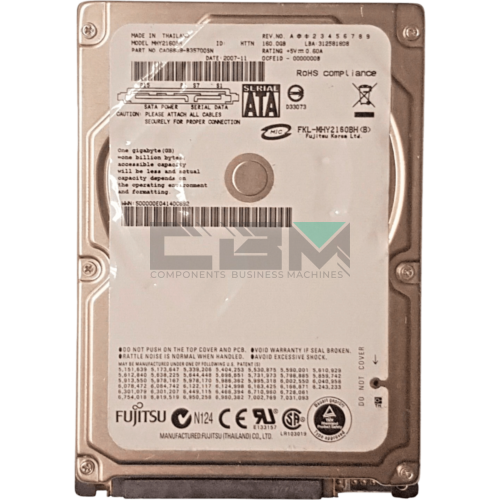 MHY2160BH Жесткий диск HDD Fujitsu 160Gb 2.5 5400об/мин
